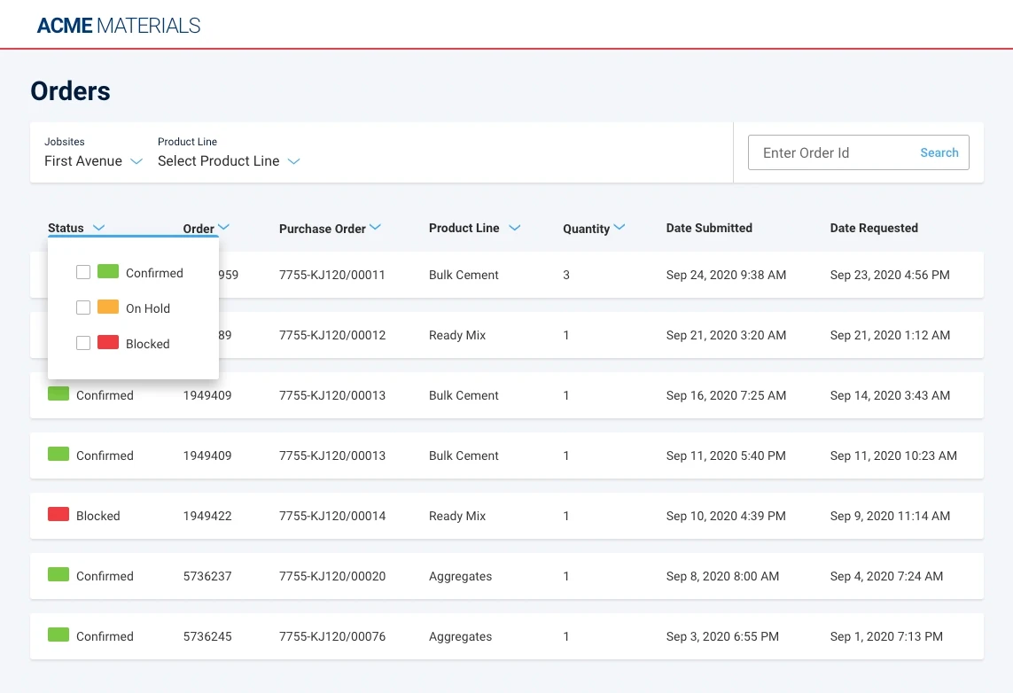 Interaction patterns and systems - Data Manipulation - Prototype for testing, inline heading approach